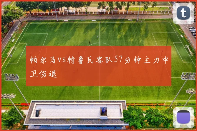 帕尔马vs特鲁瓦客队57分钟主力中卫伤退